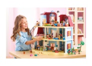 Traumhaft wohnen im großen Playmobil-Puppenhaus