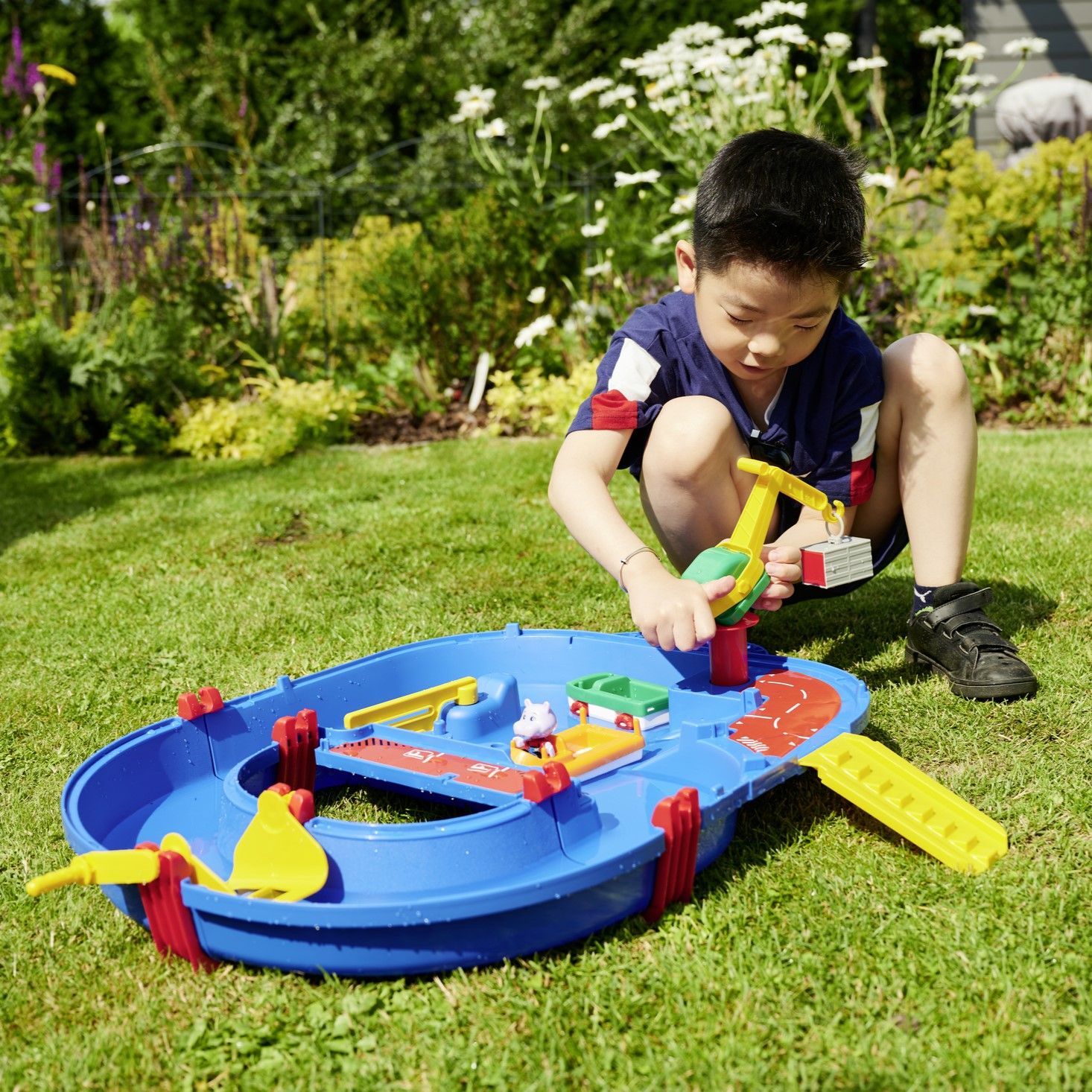 AquaPlay Start Set Wasserbahn - Abenteuer mit Wilma dem Hippo