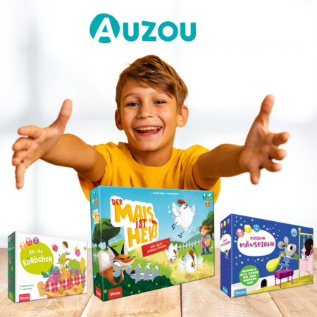 Neue Kinderspiele von Auzou begeistern Groß und Klein