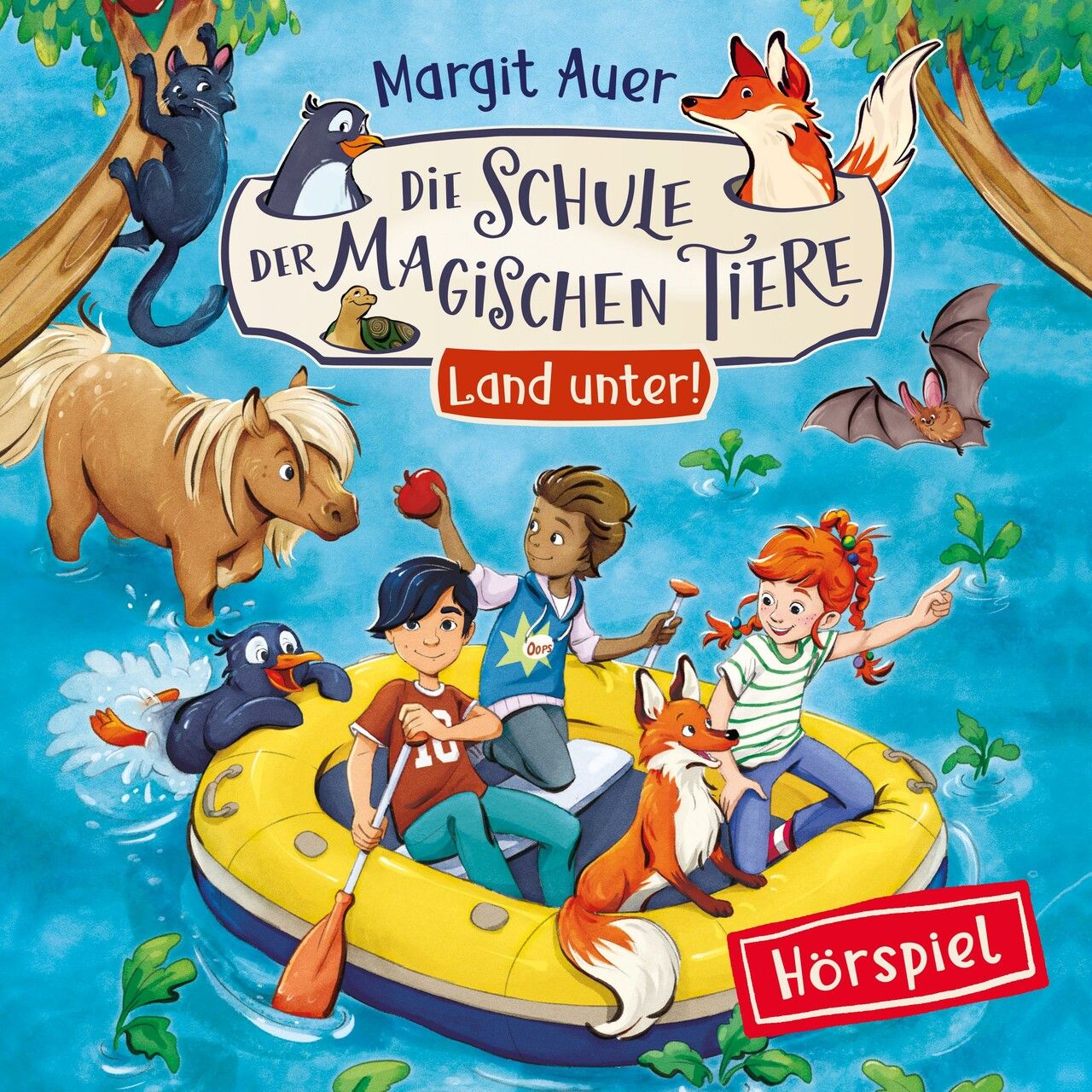 Neues Hörspiel aus der Serie "Die Schule der magischen Tiere": "Land unter!" nach dem Bestseller von Margit Auer