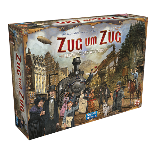 Asmodee und Days of Wonder kündigen Zug um Zug Legacy: Legenden des Westens an