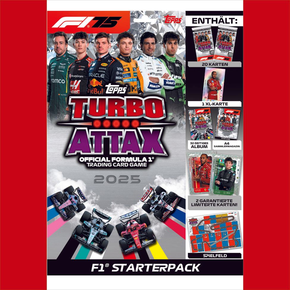 Formula 1® Turbo Attax 2025 – Die neue Sammel-Kollektion von Topps ist da!