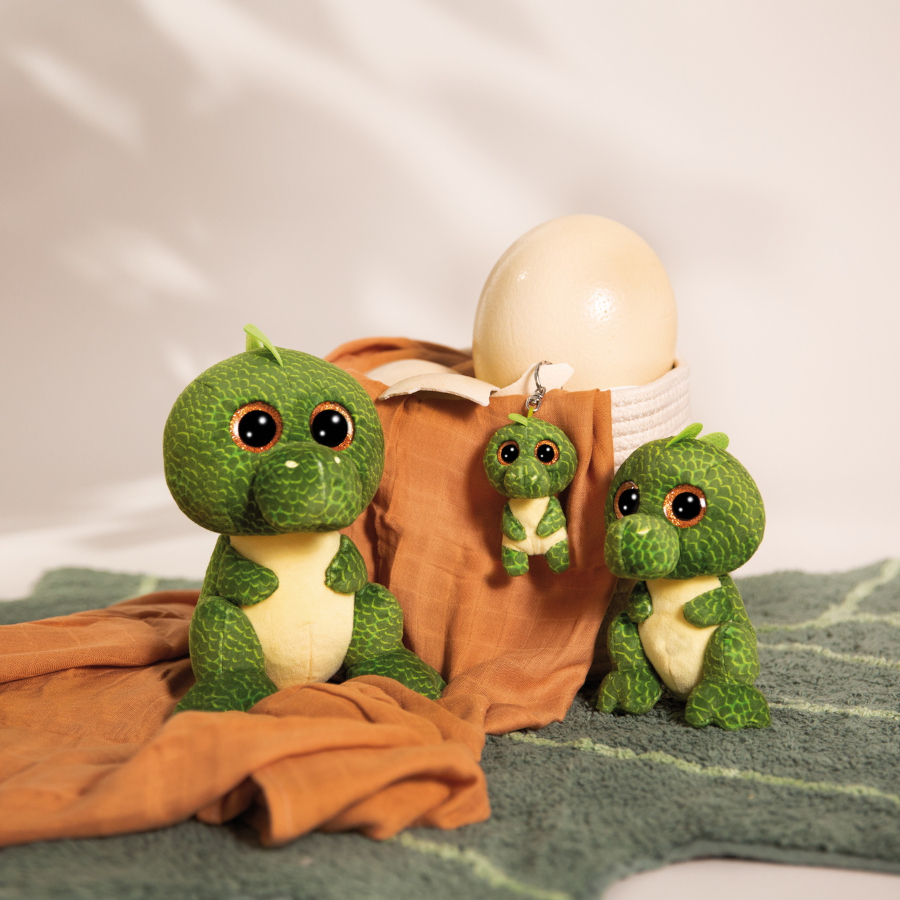 Gigantischer Kuschelspaß. mit dem neuen GLUBSCHIS Dino von NICI