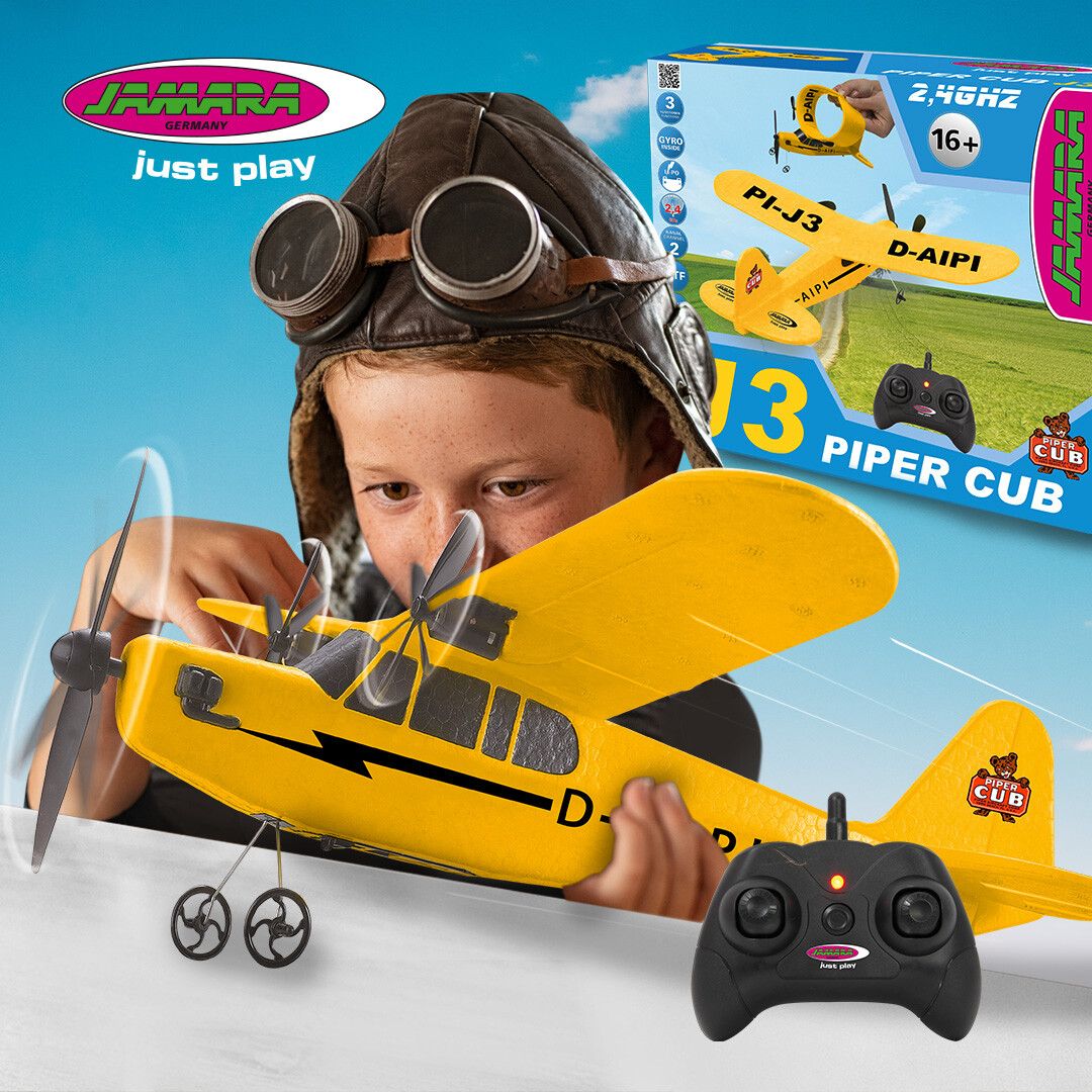 Flugspaß für Einsteiger: Die Piper J3-CUB von JAMARA