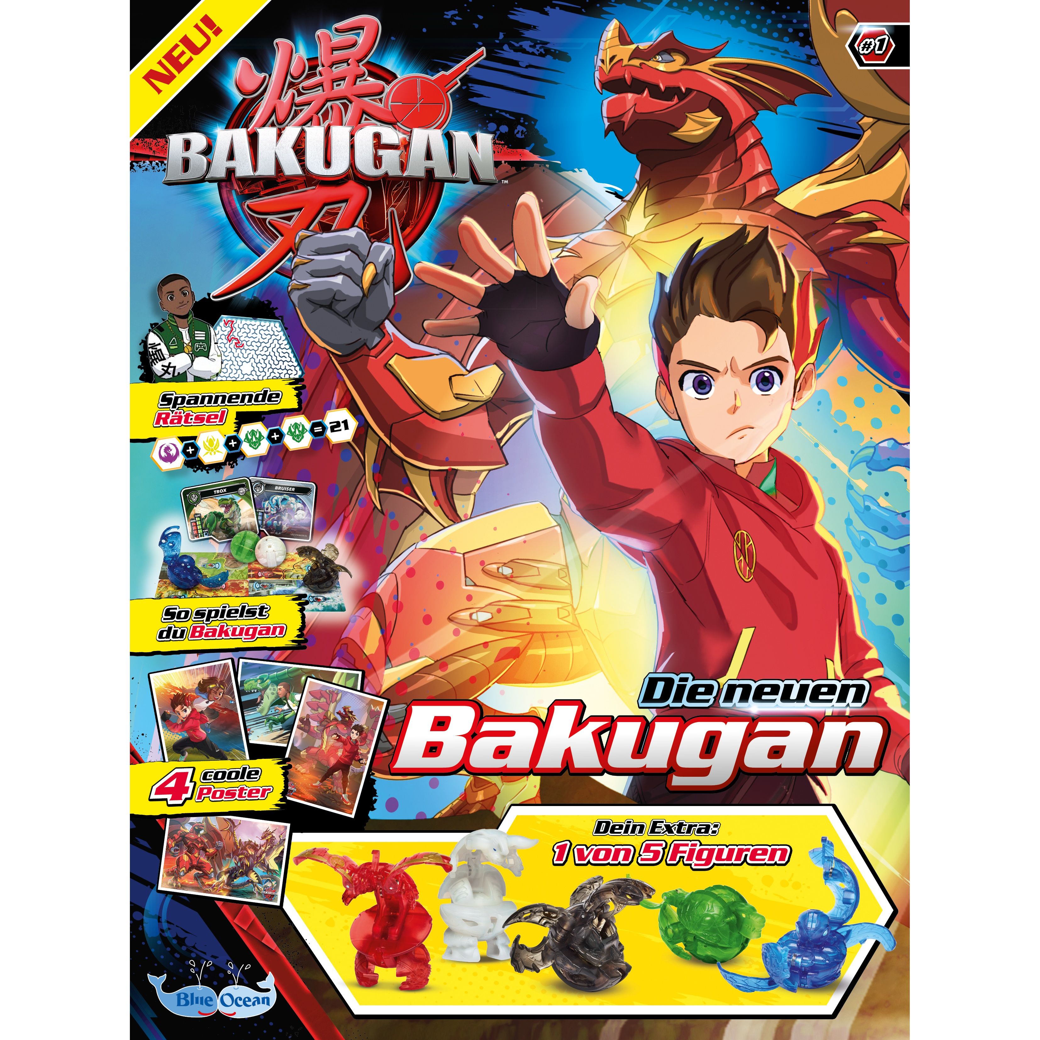 Blue Ocean bringt „Bakugan“ an den Kiosk