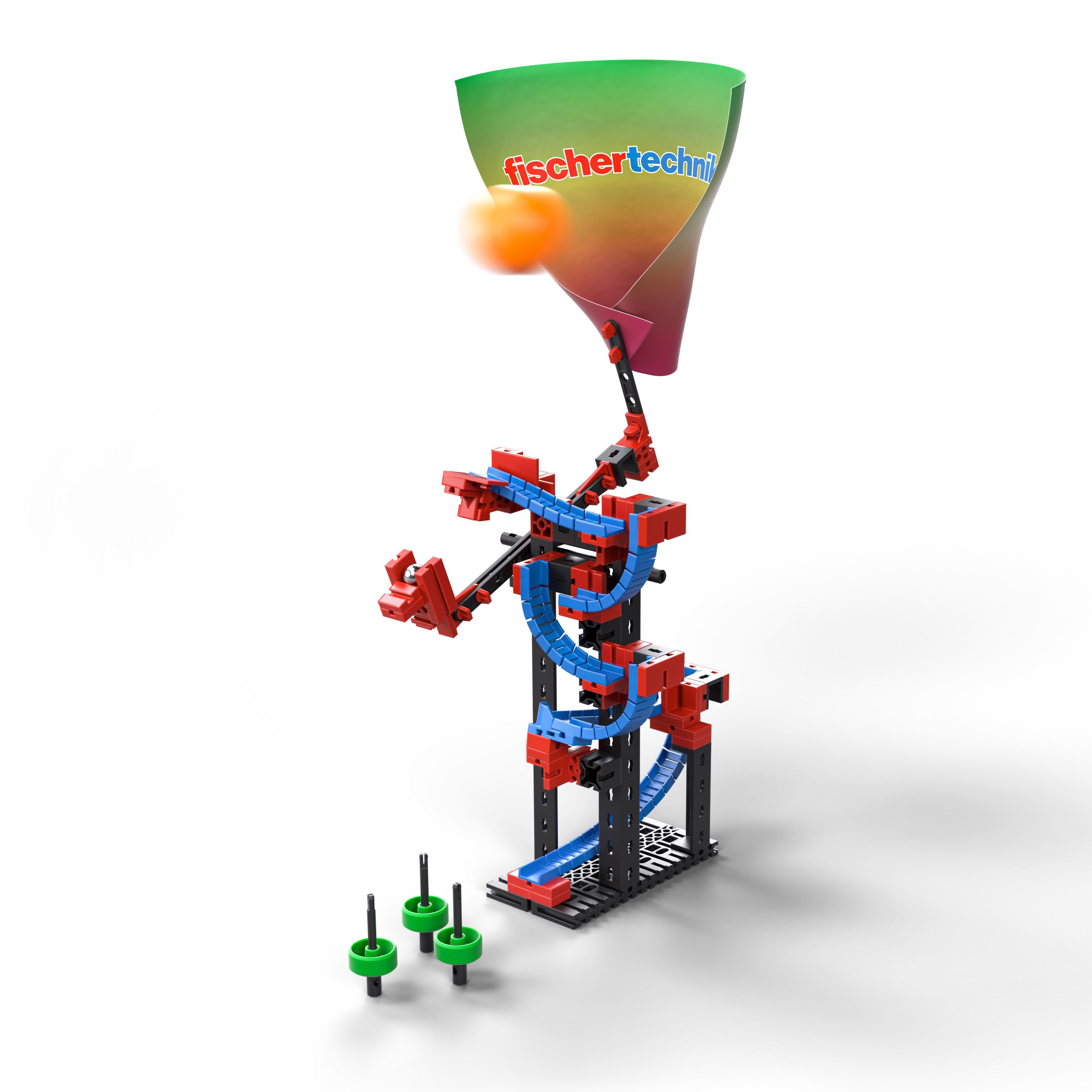 Ping Pong Bowling Bahn von fischertechnik zu Ostern