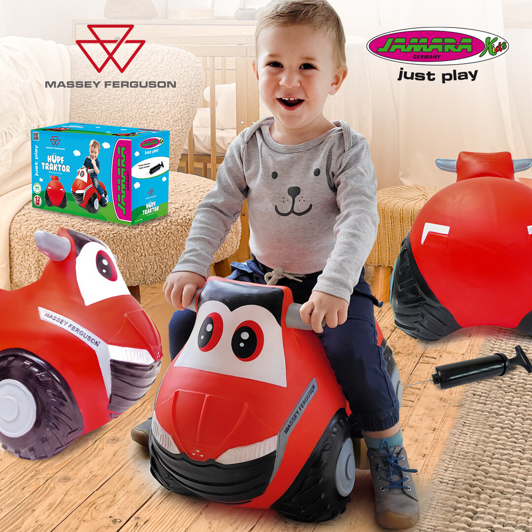 Jede Menge Hüpfspaß mit dem Massey Ferguson Hüpftraktor