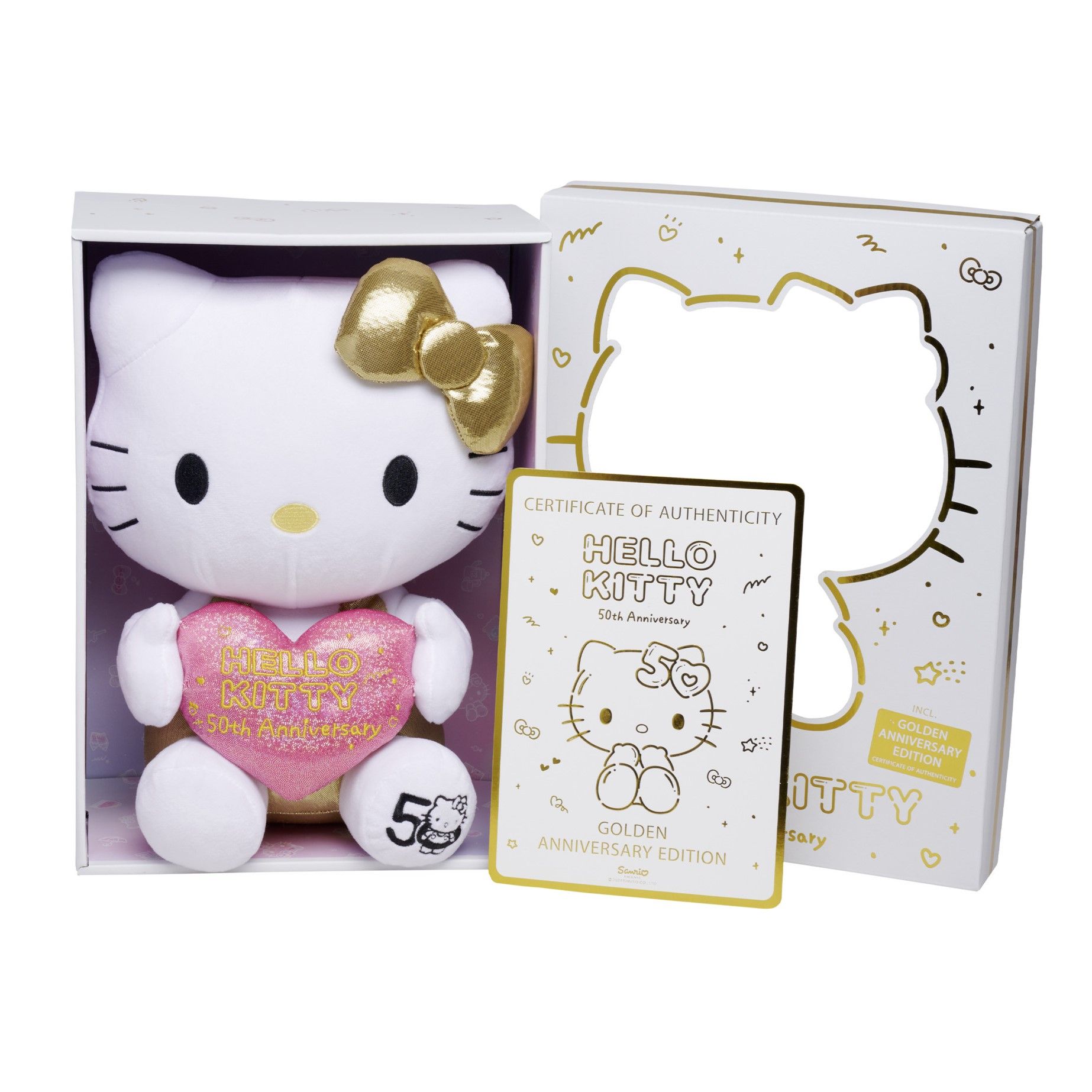 Hello Kitty wird 50: Jubiläumsplüsch in exklusiver Geschenkbox