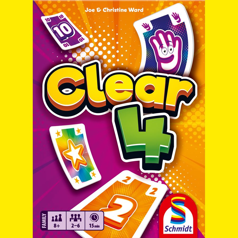 Taktisch denken, clever ablegen und den richtigen Moment erwischen – wer wird bei „Clear 4“ zuerst die Karten los?