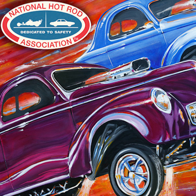 NHRA Partners with World-Renowned Motorsports Artist Kelly Telfer