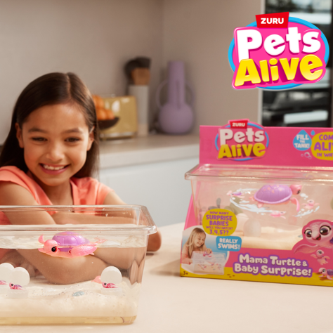 Pets Alive Mama Turtle & Baby Surprise - wie viele Babies werden schlüpfen?