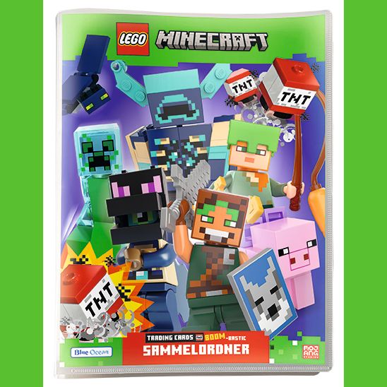 Neue LEGO® MINECRAFT™ Kartenkollektion: Offline spannenden Sammelspaß im kubischen Fantasieland erleben