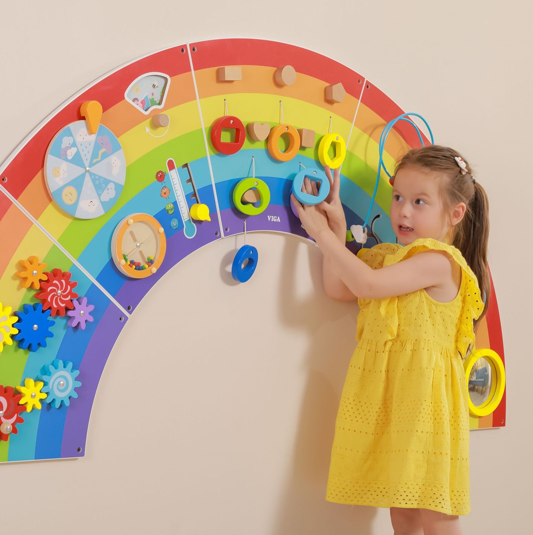 Wandspielzeug-Regenbogen