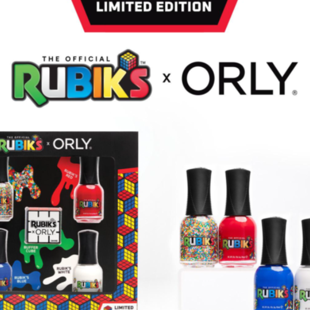 ORLY Beauty x Rubik's Cube Drop Limited-Edition Nail Art Collection