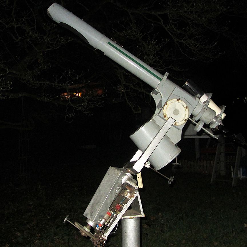 fischertechnik Getriebe steuert seit 55 Jahren ein Teleskop