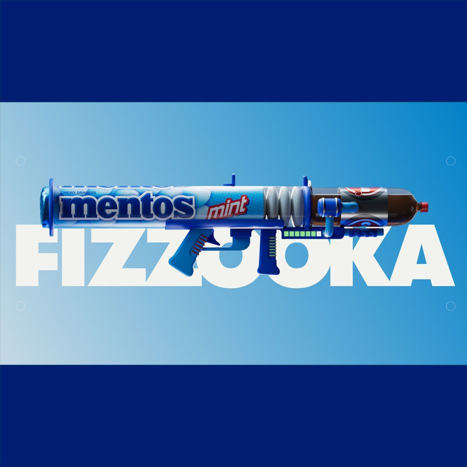Mentos launcht „Fizzooka“