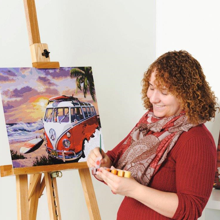 Der legendäre Volkswagen T1 von Schipper Malen nach Zahlen