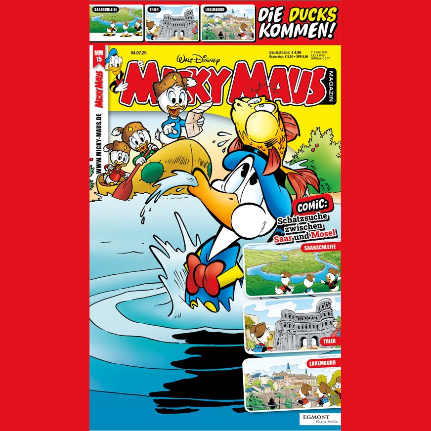 Micky Maus Magazin bringt Donald Duck ins Saarland