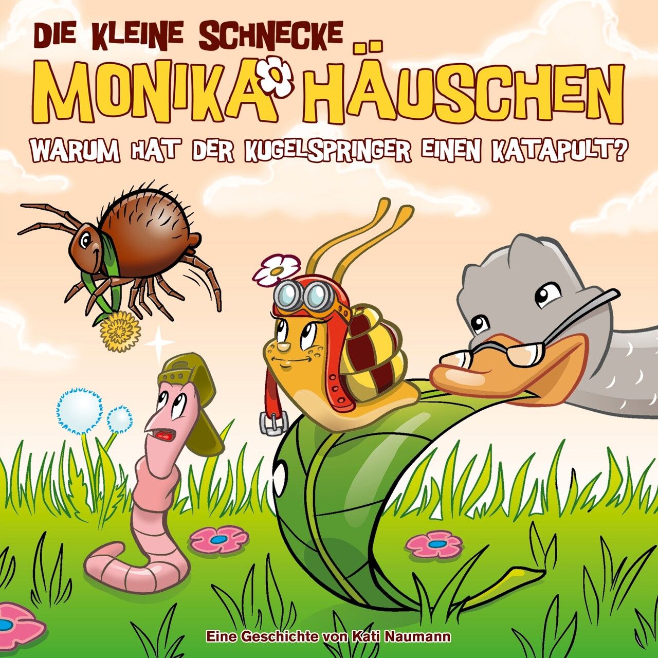 Klein, aber oho! Kugelspringer Schwuppdiwupp zu Gast im Garten der kleinen Schnecke Monika Häuschen!