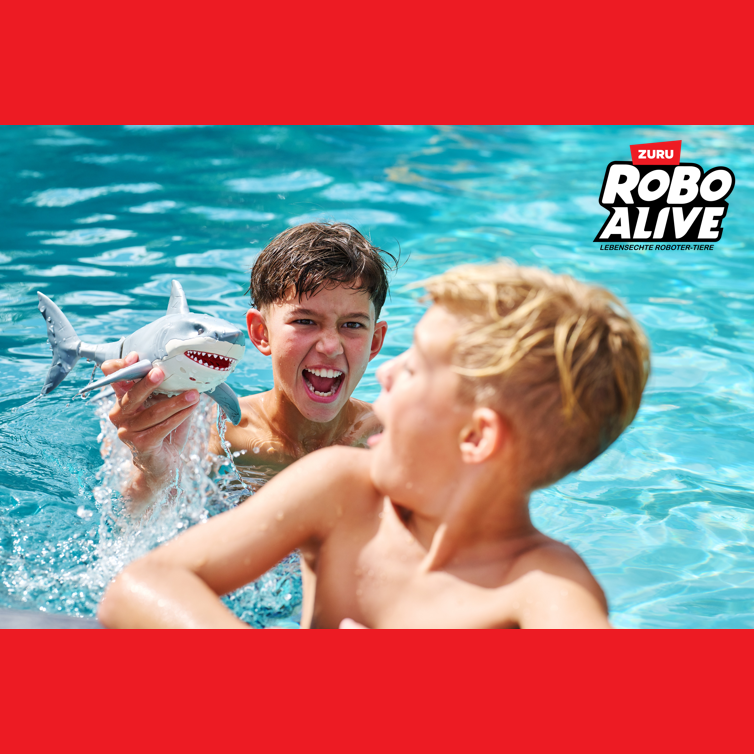Aufregende Abenteuer mit dem Robo Alive Weißen Hai von ZURU