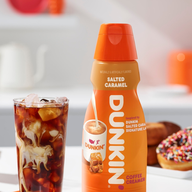 Dunkin Introduces New Salted Caramel Creamer in Licensing Deal with Danone