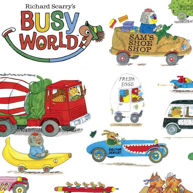 New Signing Art Ask Agency - Richard Scarry world’s best-loved children’s book author and illustrator