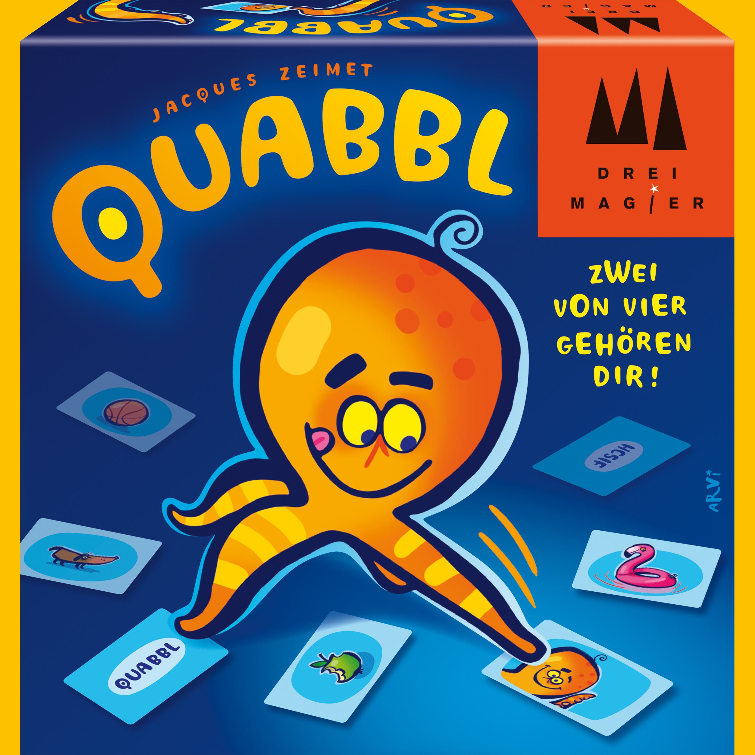 Auf die richtigen Paare kommt es an: „Quabbl“ ist ein rasantes, kurzweiliges Kartensuchspiel