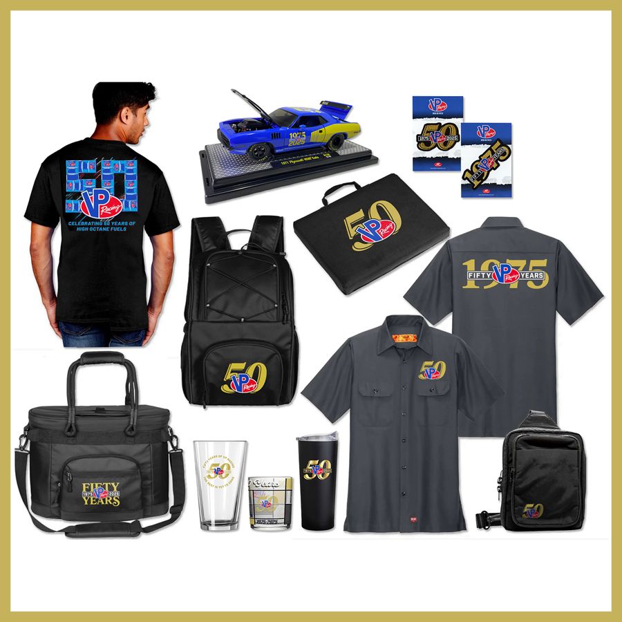 VP Racing Celebrates 50th Anniversary with Licensing Partners