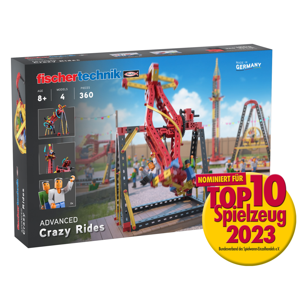 fischertechnik Baukasten Crazy Rides für Preis nominiert