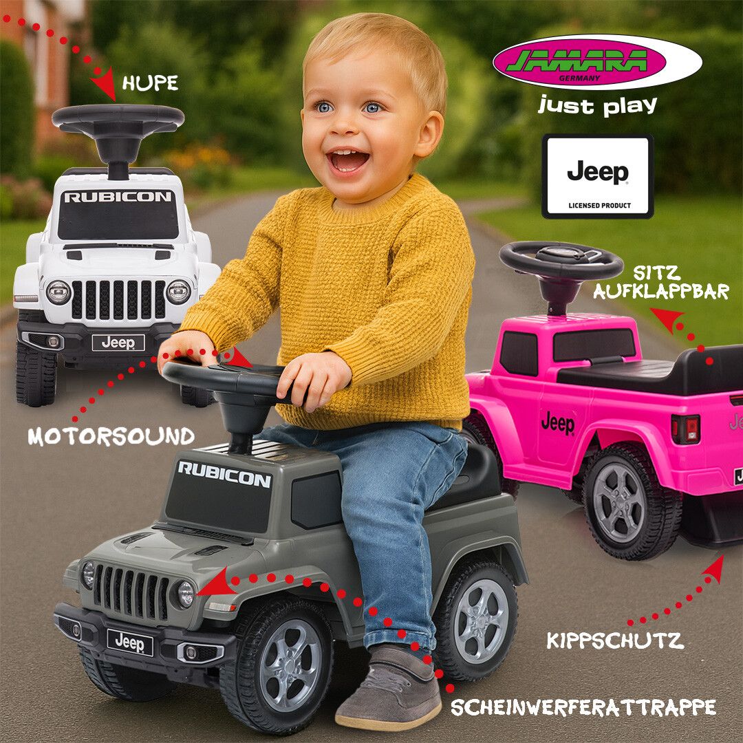 Offroad für die Kleinsten - der Jeep Gladiator als Rutscher von Jamara