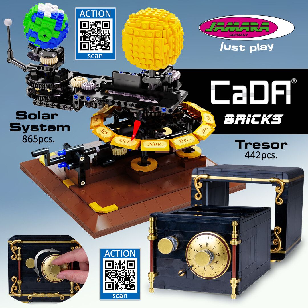 JAMARA nimmt außergewöhnliche CaDA Technik-Sets ins Sortiment auf