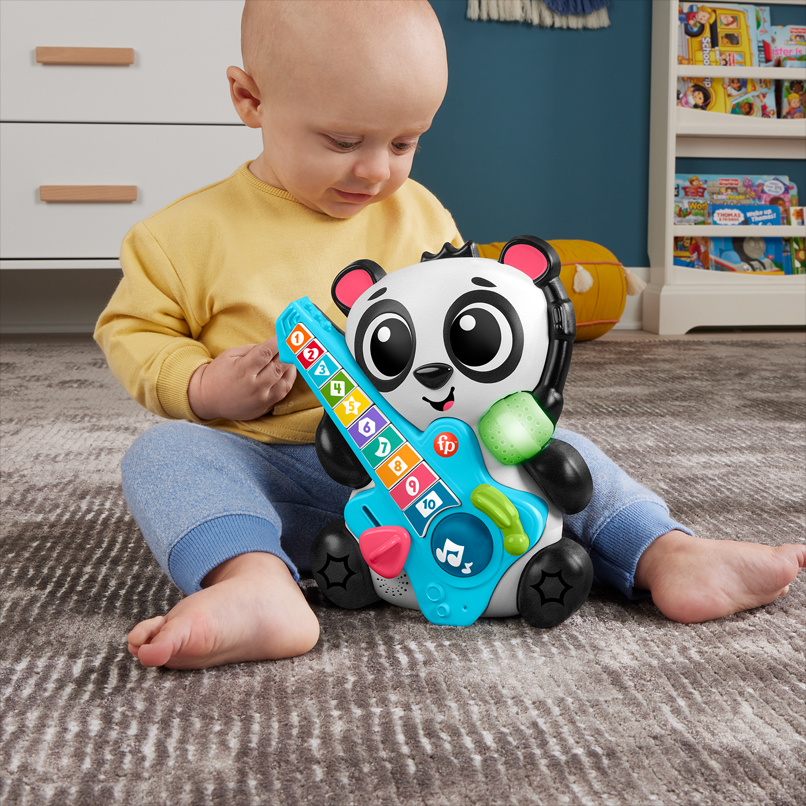 Frühkindliche Entwicklung mit den interaktiven Lernspielzeugen der Fisher-Price Beat Bande!