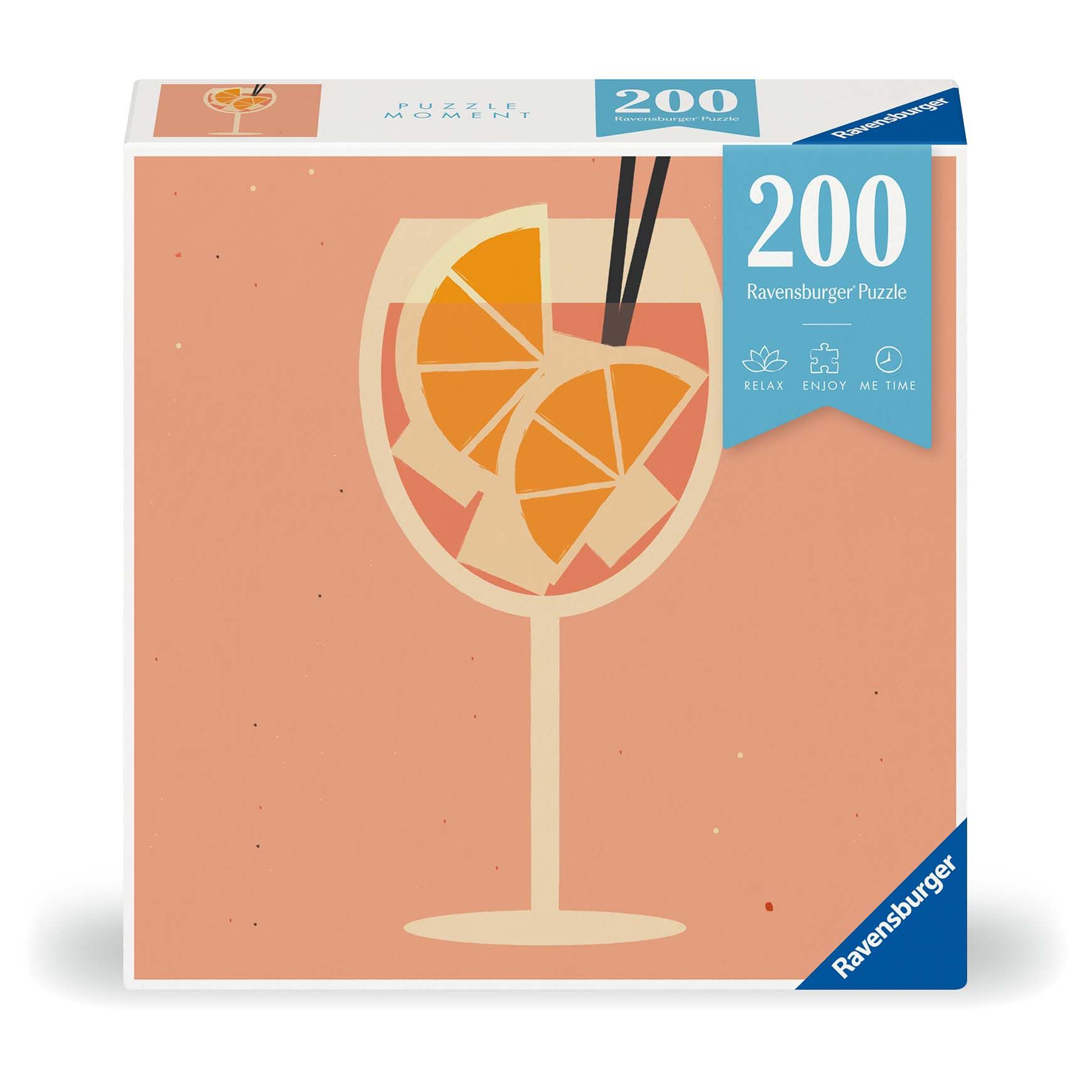 Sommer, Sonne und kühle Drinks beim Puzzeln