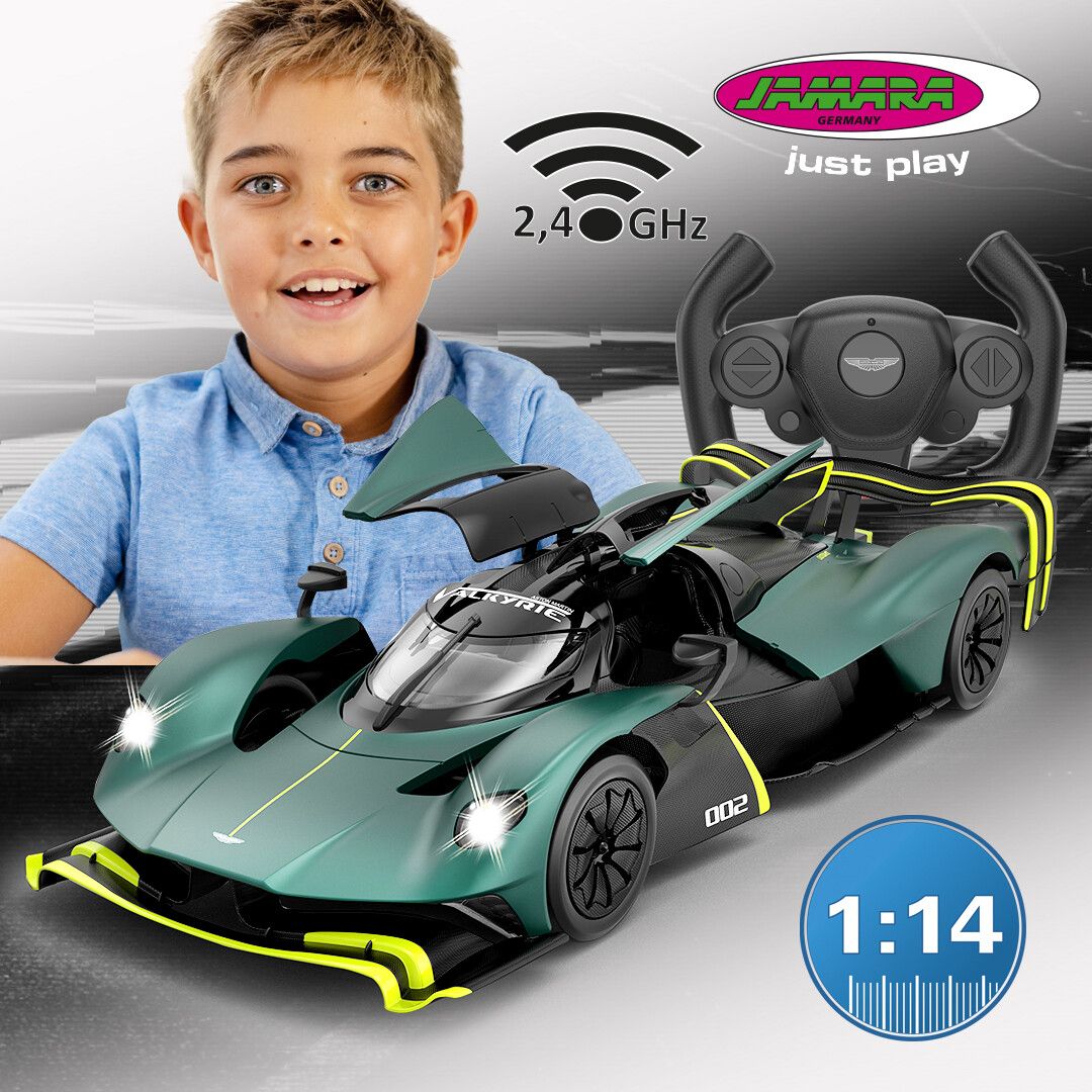 Aston Martin Valkyrie AMR Pro 1:14 dunkel grün 2,4GHz Tür manuell