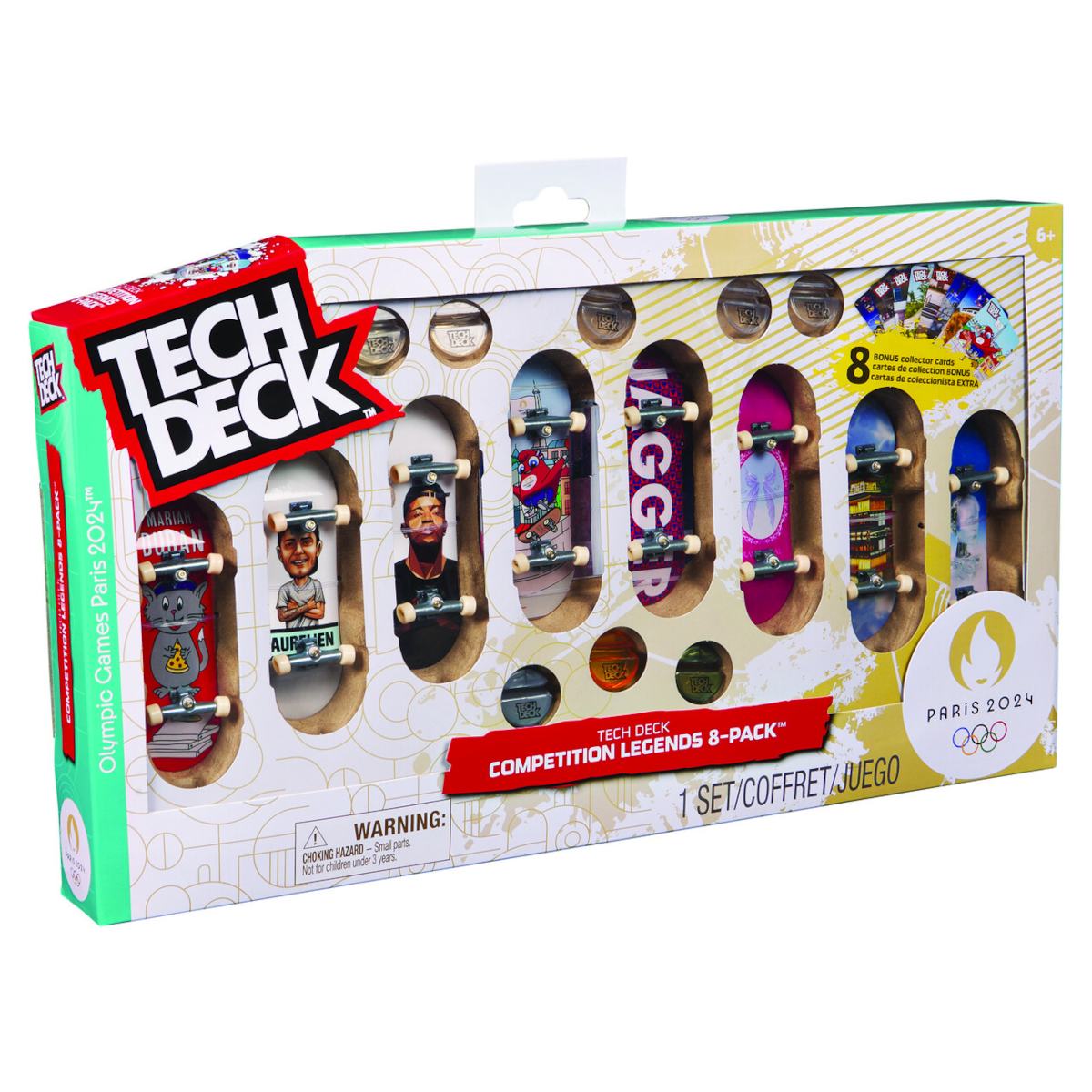 Tech Deck wird olympisch: Das Competition Legends 8-Pack