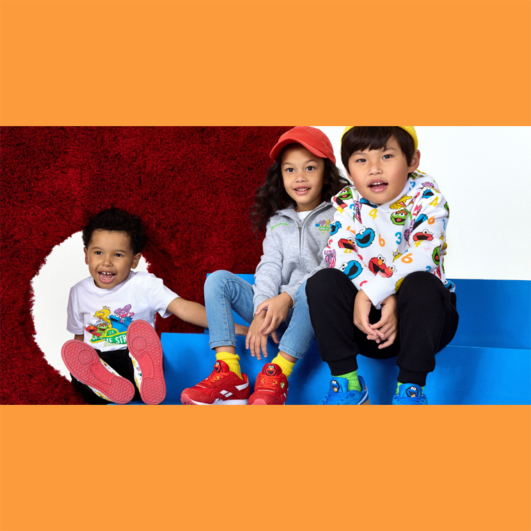 Reebok Launches Playful Kids' Sesame Street Sneaker Collection