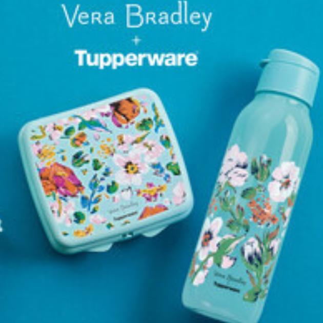 Tupperware and Vera Bradley Continue Collaboration With Limited-Edition Collection of On-The-Go