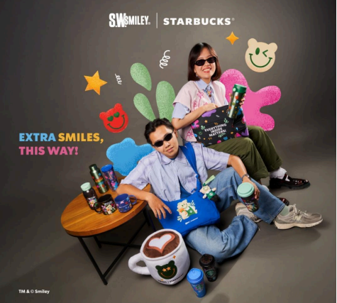 Starbucks + S.W.Smiley, Sharing Smile and Joy in The Newest Collaboration
