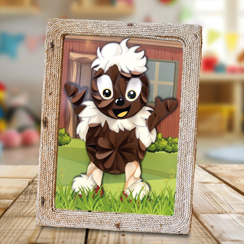 Basteln nach Zahlen mit dem Sandmännchen und seinen Freunden