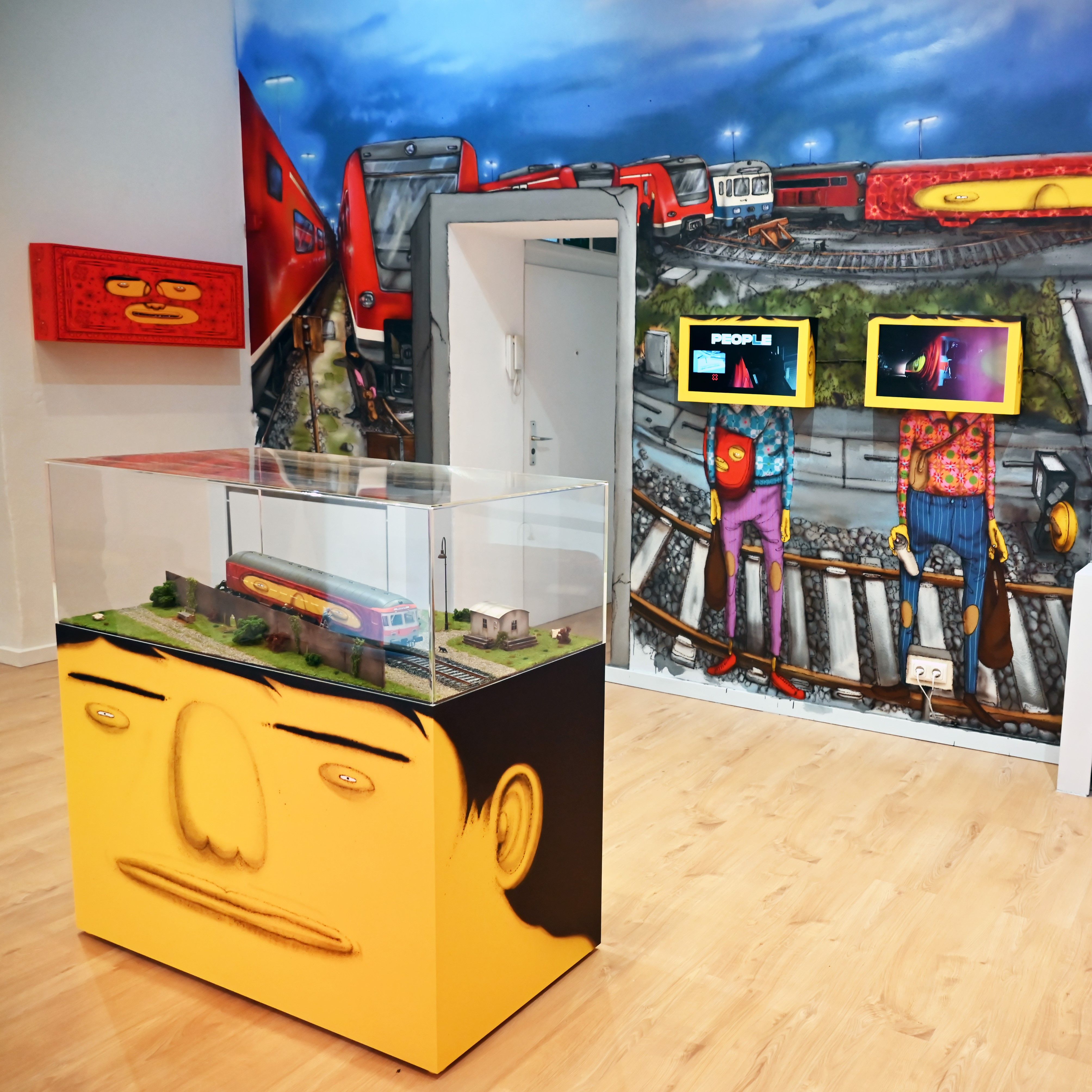 Street Art Künstler Os Gêmeos kooperieren mit Modelleisenbahnhersteller Märklin