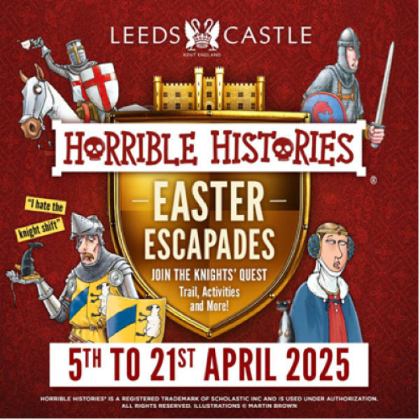 Horrible HistoriesR comes to Leeds Castle for Easter!