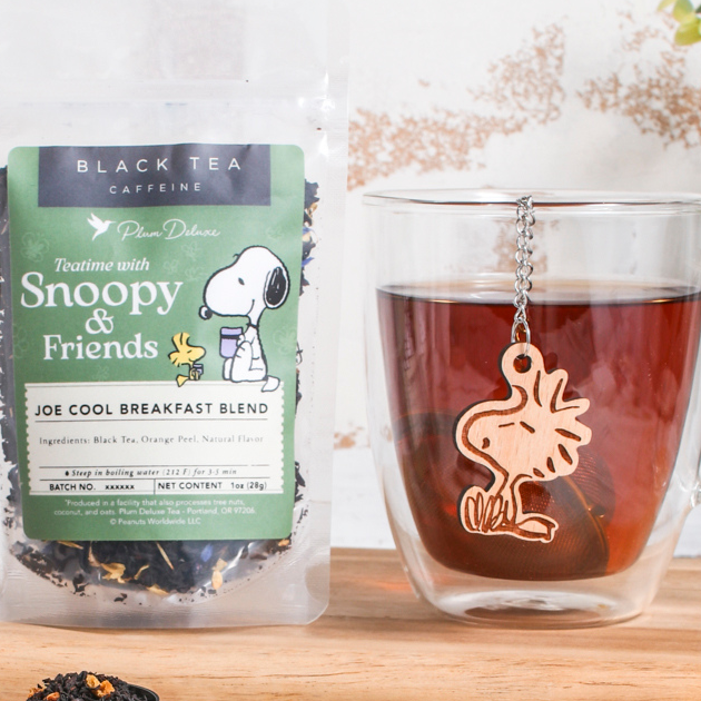 Plum Deluxe, in collaboration with Peanuts