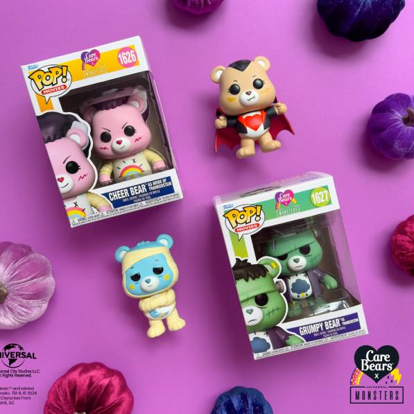 Care Bears Meet Iconic Universal Monsters in a Unique Collaboration