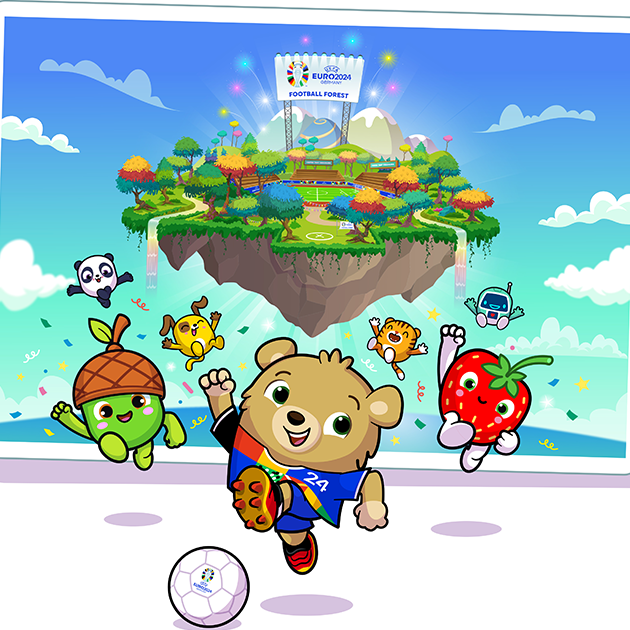 UEFA Unveil EURO2024 Mascot—Program Underway to Name the Character