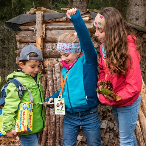 Raus ins Grüne und im Spiel die Natur erforschen