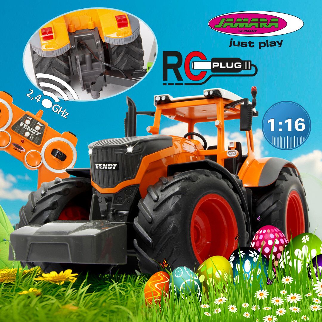 JAMARA Fendt 1050 Vario Kommunal: Der ferngesteuerte Traktor für kleine Landwirte