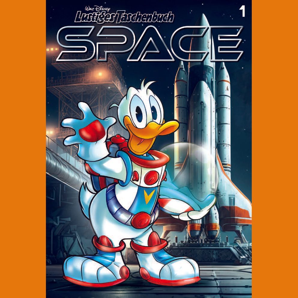 Galaxien, Gags und Donald Duck – im Lustigen Taschenbuch SPACE!