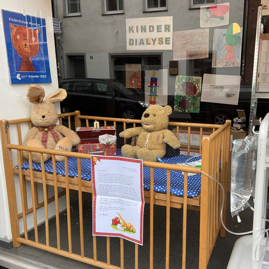 Dialyse für Kinder - Hase Felix macht sich und Kinder schlau