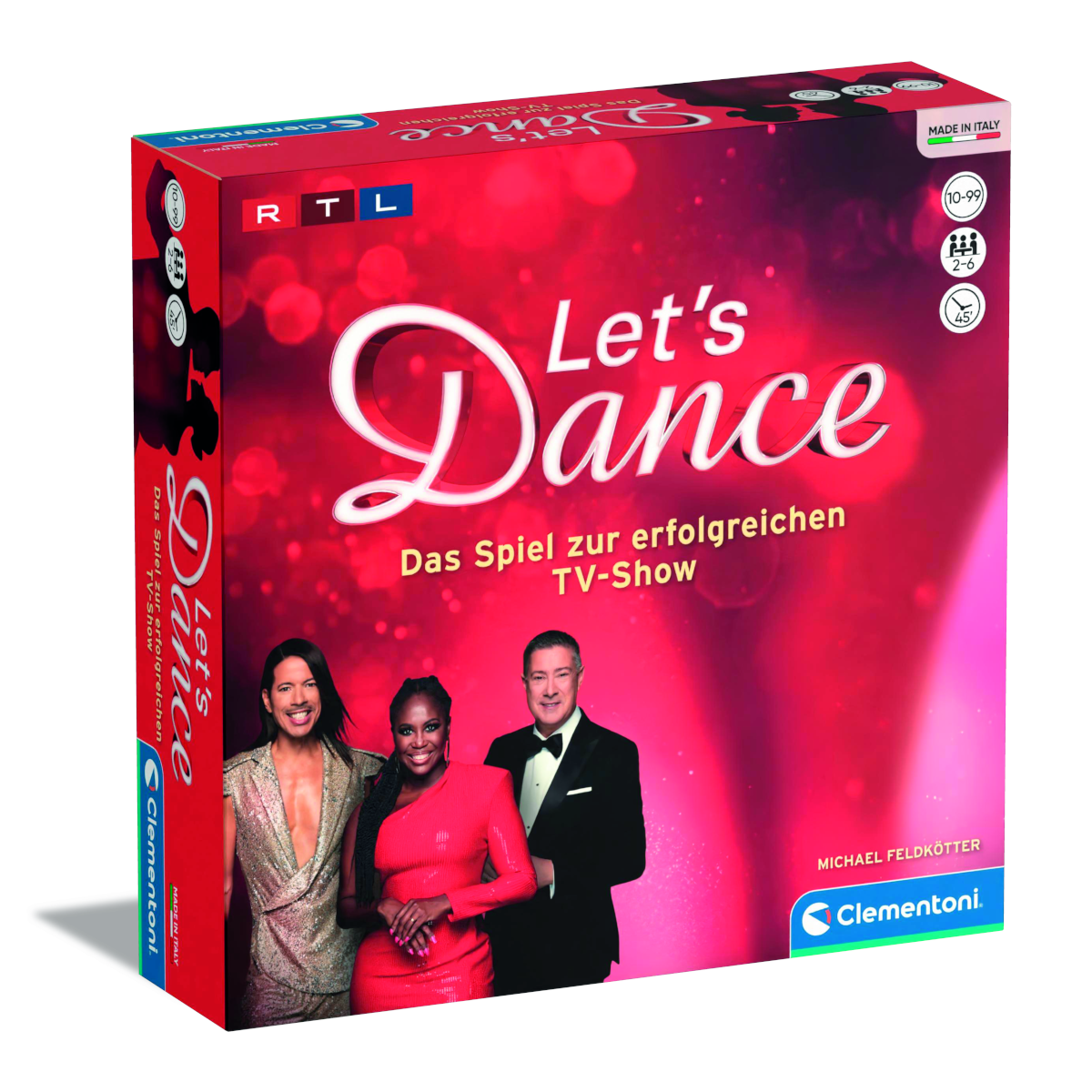 30 Punkte für das neue Familienspiel „Let’s Dance“ von Clementoni