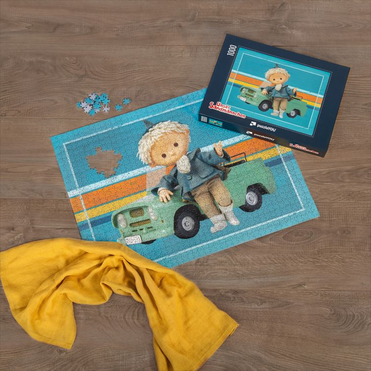 Umfangreiche Sandmännchen-Puzzle-Kollektion von puzzleYOU